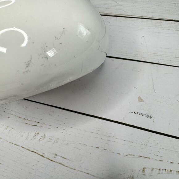 White Provincial Stoneware Soup Bowl W Lid Home Concepts Floral Country Farmcore - Picture 7 of 7